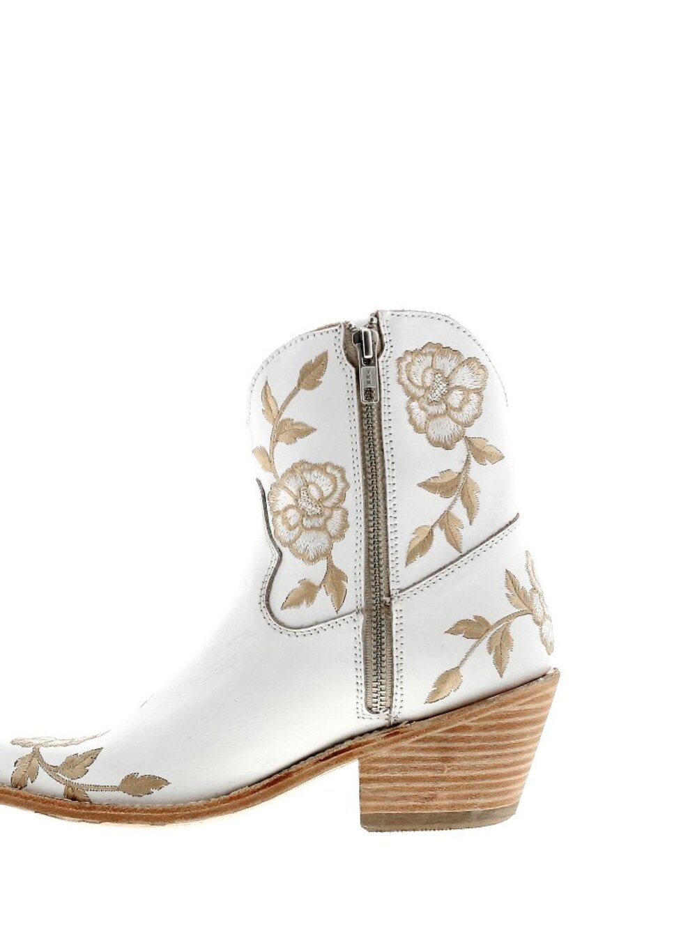 Liberty Black Adela Short White Floral Bootie